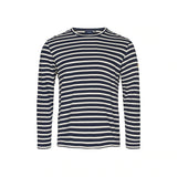 Sea Ranch Hugo Stribet Langærmet T-shirt - SR Navy/Ecru