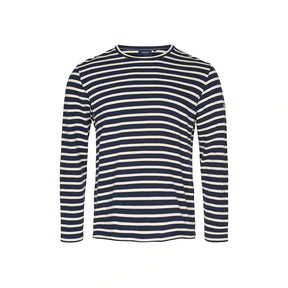 Sea Ranch Hugo Stribet Langærmet T-shirt - SR Navy/Ecru -