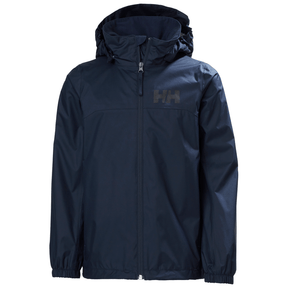 Helly Hansen Juniors' Urban Rain Jacket Regnjakke Børn - Navy - Navy