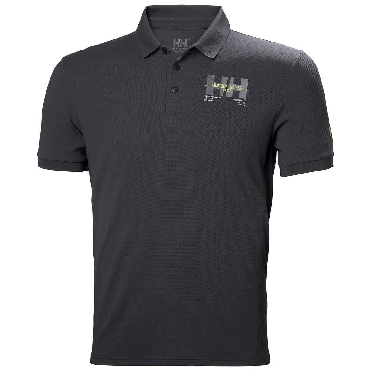 Helly Hansen Men's HP Racing Quick-Dry Polo T-shirt Herre - Ebony