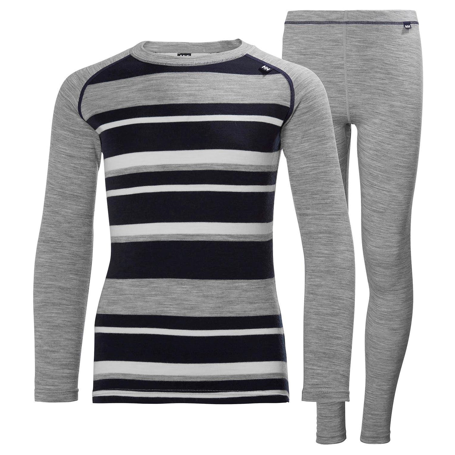 Helly Hansen Juniors' HH Merino Mid Set Skiundertøj Børn - Grey