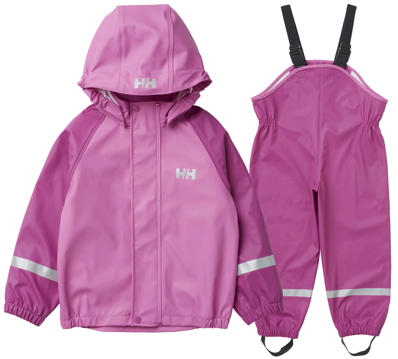 Helly Hansen Kids' Bergen PU Regnsæt Børn - Magenta