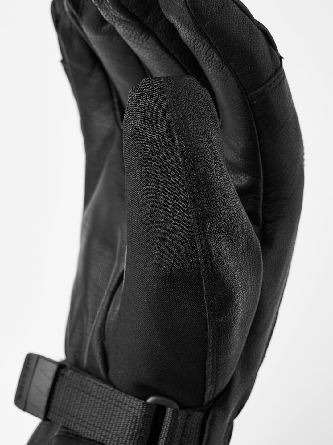 Hestra Army Leather Soft Shell Short 5-finger Skihandsker Herre