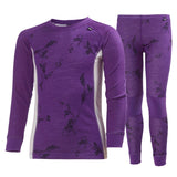 Helly Hansen Junior Lifa Merino Set Skiundertøj Børn - Purple