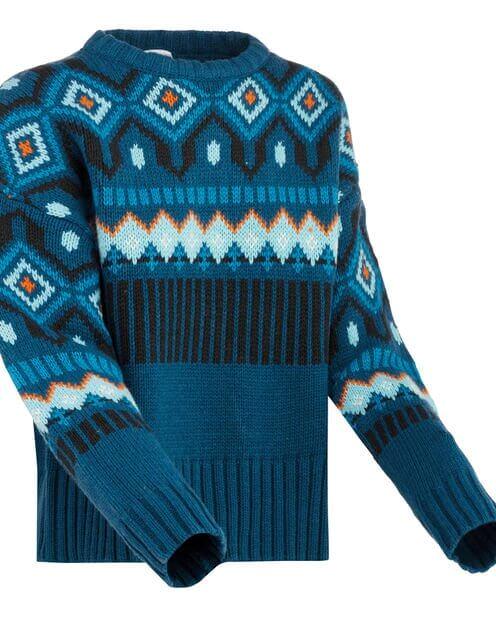 Kari Traa Mølster Knit Sweater Dame - Ocean