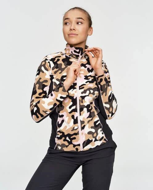 Kari Traa Stjerne Fleecejakke Dame - Tawny - XL