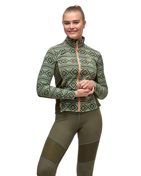 Kari Traa Flette Fleecejakke Dame - Woods