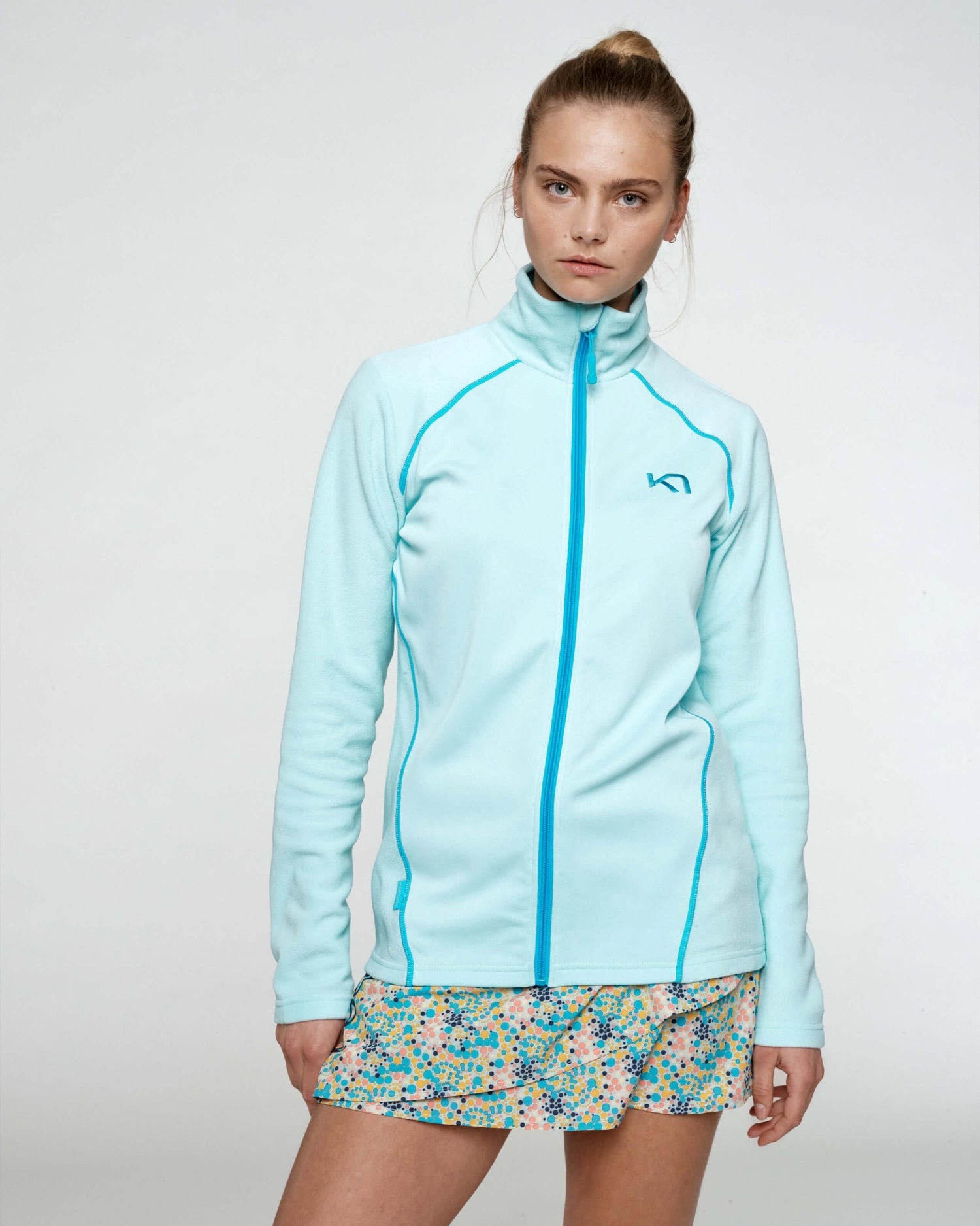 Kari Traa Kari Full-Zip Fleecejakke Dame - Polar - Polar