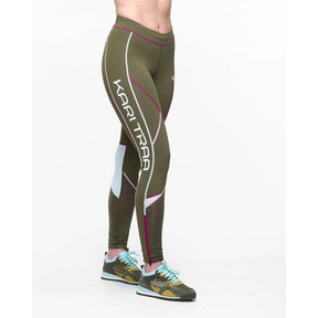 Kari Traa Louise Tights Dame - Tweed - XL