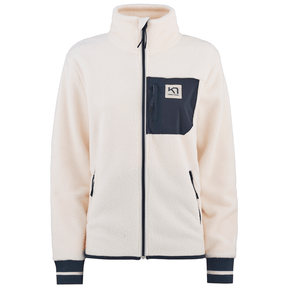 Kari Traa Røthe Midlayer Fleecetrøje Dame - Nwhite/Blue - Nwhite Blue