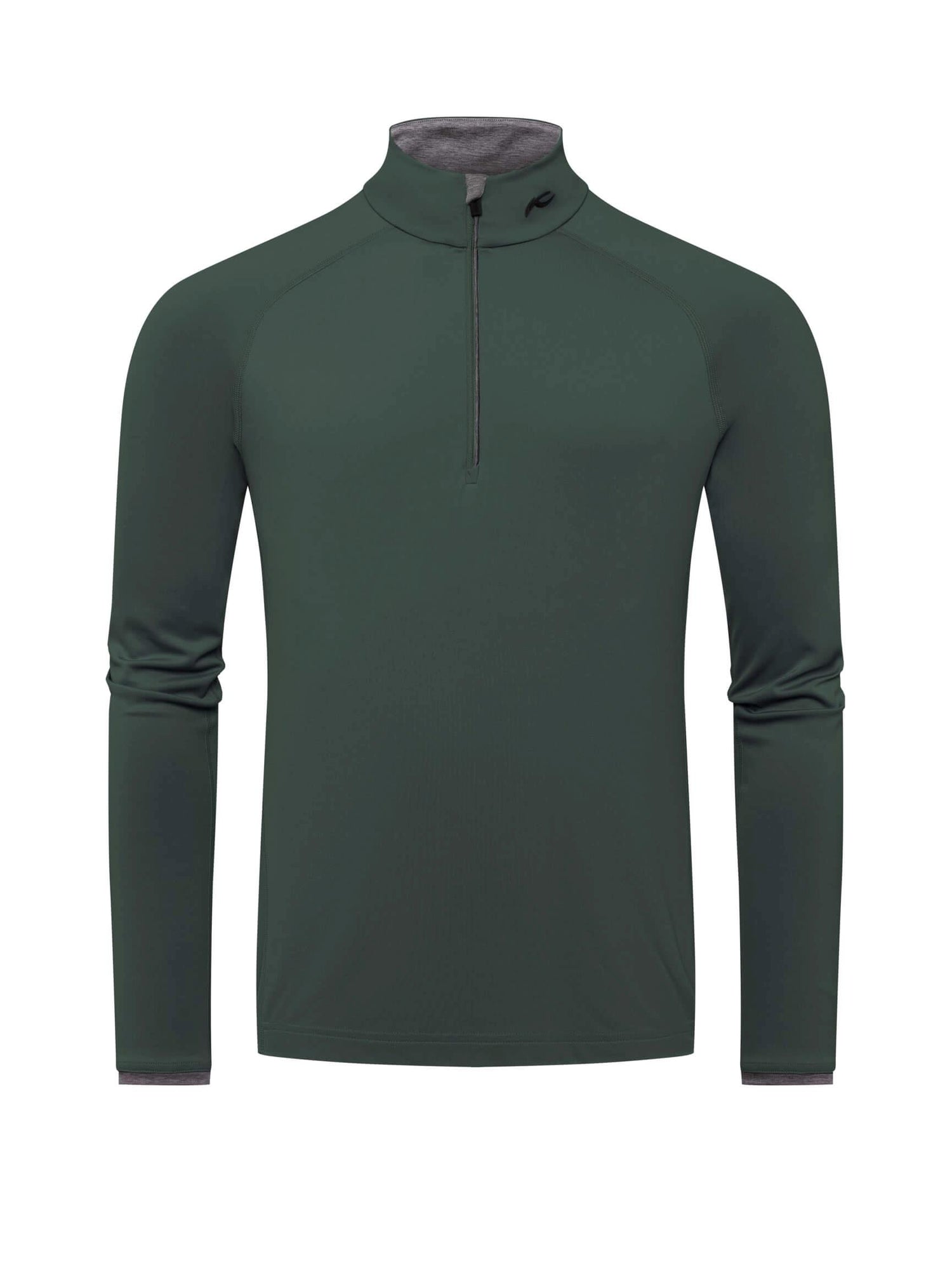 Kjus Feel Halfzip Skiundertrøje Herre - Dark Jet Green - 50