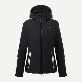 KJUS Women's Formula Jacket Skijakke Dame - Sort og Hvid -