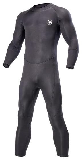 Massive Våddragt Unisex Kids Long Wetsuit - Black - Black