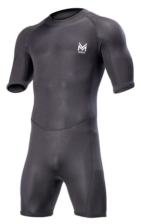 Massive Våddragt Unisex Kids Shorty Wetsuit - Black - Black