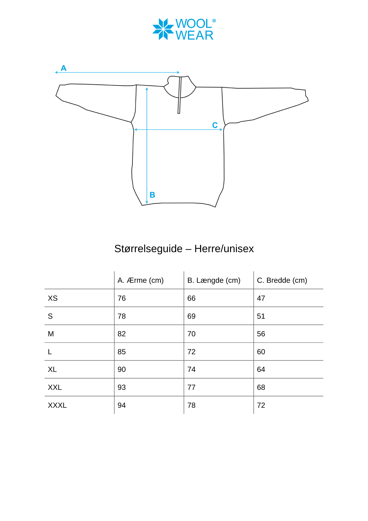 Norwool islandsk sweater med rullekrave -
