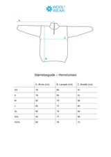 Norwool islandsk sweater med rullekrave -