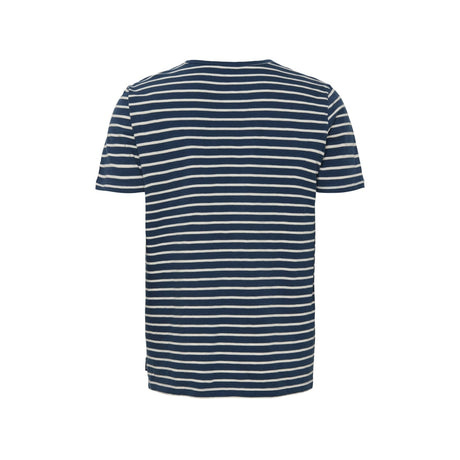 Sea Ranch Pontus Tee - Insignia Blue/Ecru -