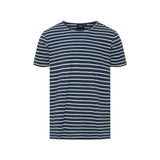Sea Ranch Pontus Tee - Insignia Blue/Ecru -