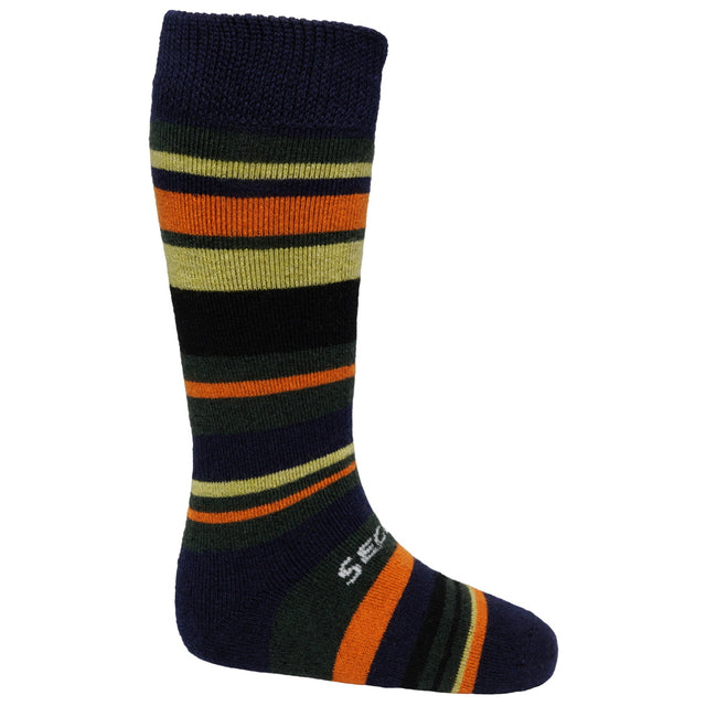 SEGER Kids Racer - Skistrømper til børn - Marine / Orange - Marine Orange