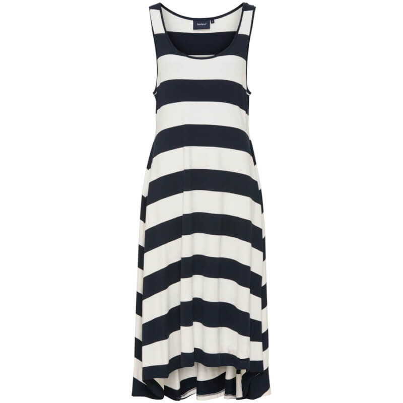 Sea Ranch Siri Dress - Mørk Navy/Pearl -