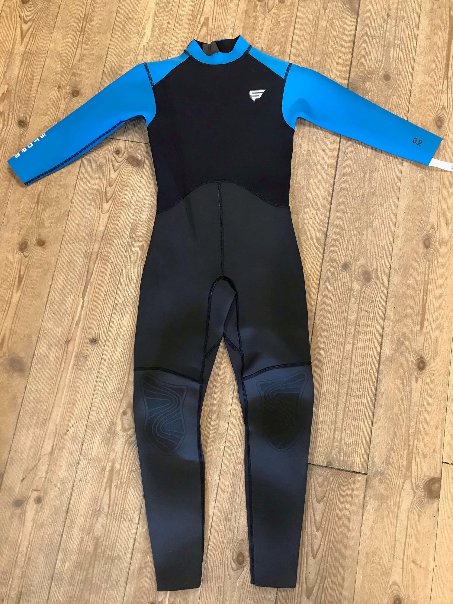 Storm Steamer JR Våddragt 3/2 DL - Sort/Blå -
