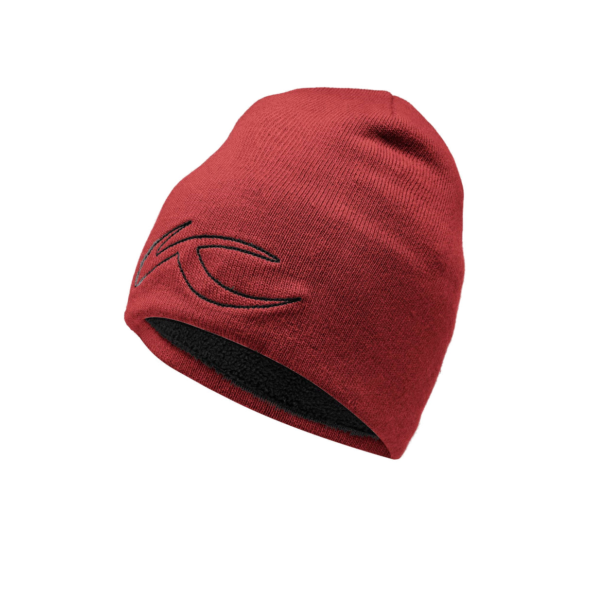 Kjus Unisex Side Logo Beanie - Carmine