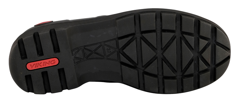 Viking Footwear Noble Black Rubber Cut Gummistøvler Dame