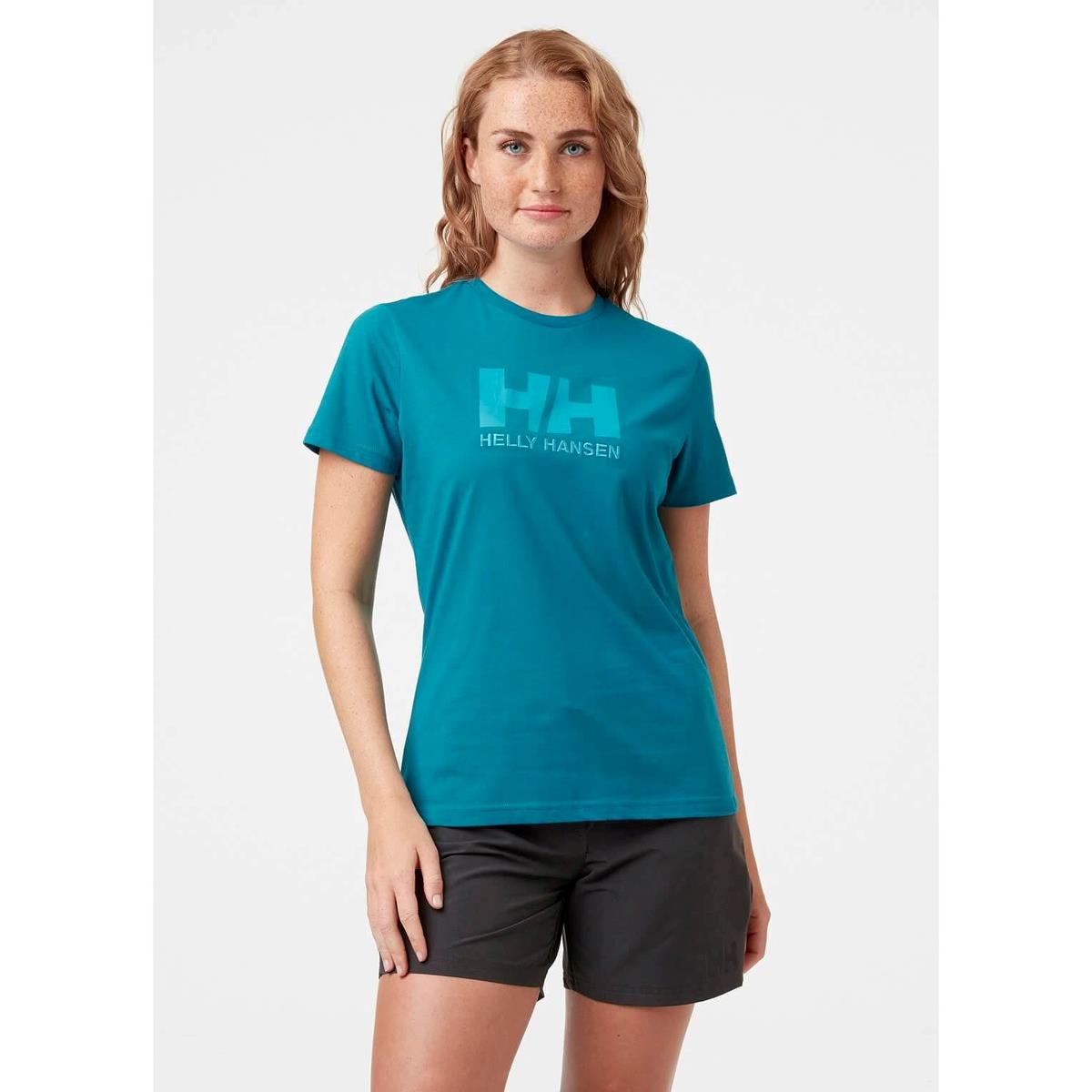 Helly Hansen W Logo Tee - Blå