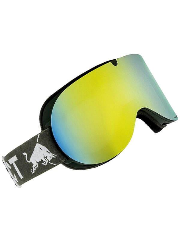 Red Bull Spect Bonnie 002 - Olive Green, Yellow Snow Lens, Grey Window