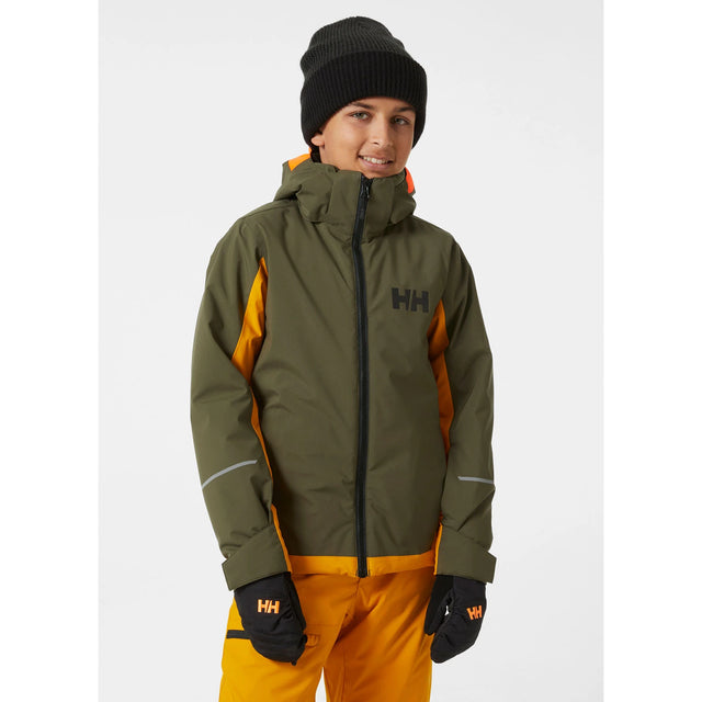 Helly Hansen Juniors’ Quest Ski Jacket Skijakke Børn - Utility Green - Utility Green