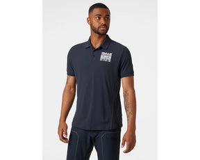 Helly Hansen Men's HP Racing Quick-Dry Polo T-shirt Herre - Navy - Navy