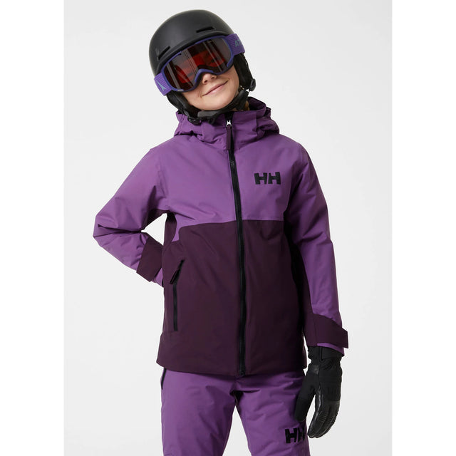 Helly Hansen Juniors' Traverse Ski Jacket Skijakke Børn - Amethyst - Amethyst
