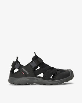Viking Adventure Unisex Sandaler Dame Herre - Black/Charcoal - Black Charcoal