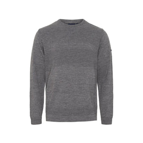 Sea Ranch Sofus Knit Sømandstrøje Herre - Grafit Melange