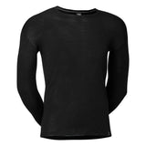 JBS "Wool" langærmet t-shirt - skiundertrøje Herre - 100% Merinould - Sort