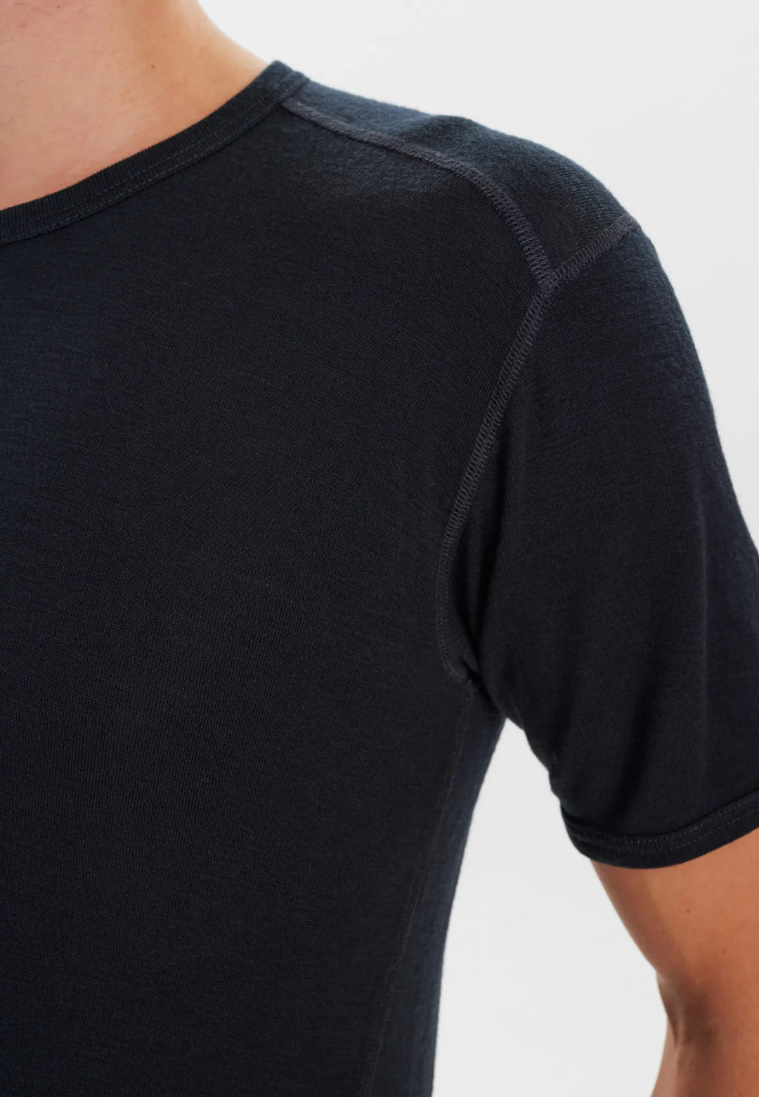 JBS "Wool" kortærmet t-shirt - skiundertrøje Herre - 100% Merinould