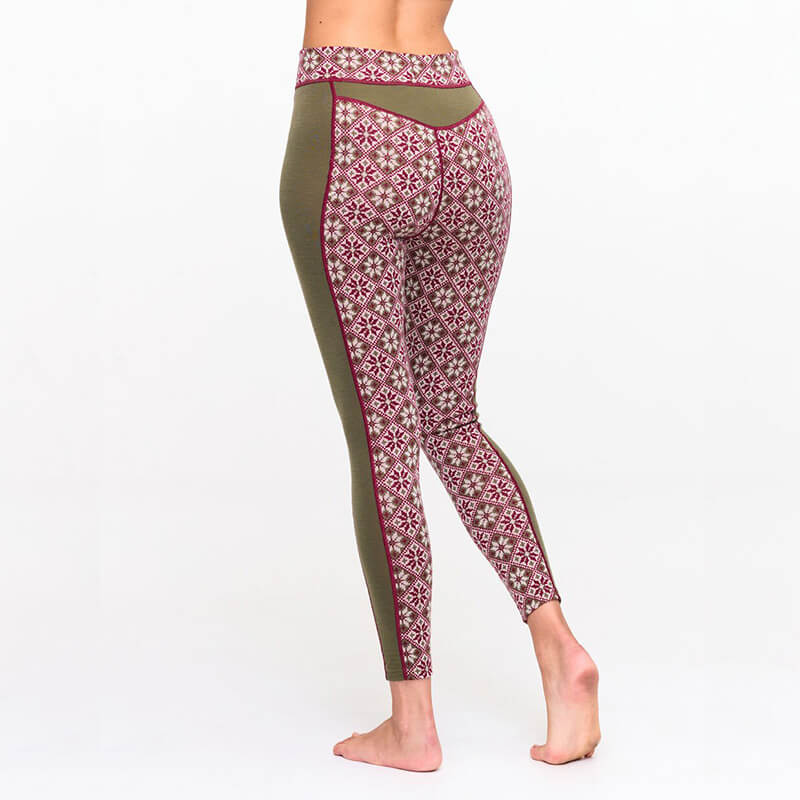 Kari Traa High Waist Pant Skiunderbukser til damer i farven Tweed