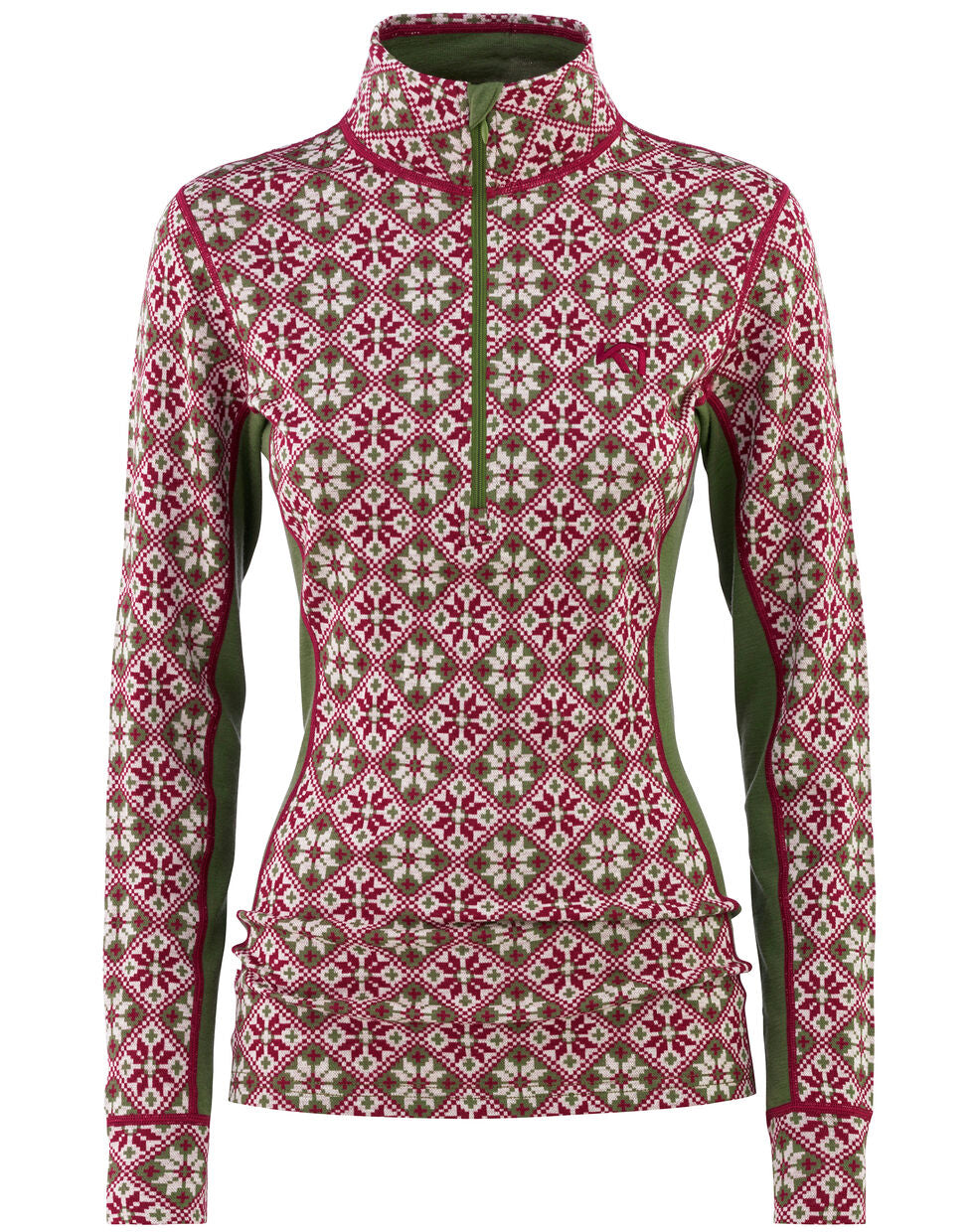 Kari Traa Rose Half Zip Baselayer Top Skiundertrøje Dame - Tweed