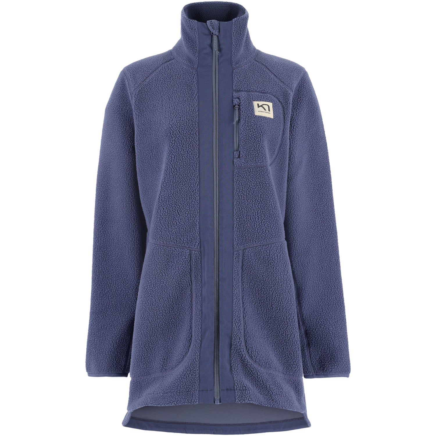 Kari Traa Sanne Pile Jacket Fleecejakke Dame - Moon Blue -