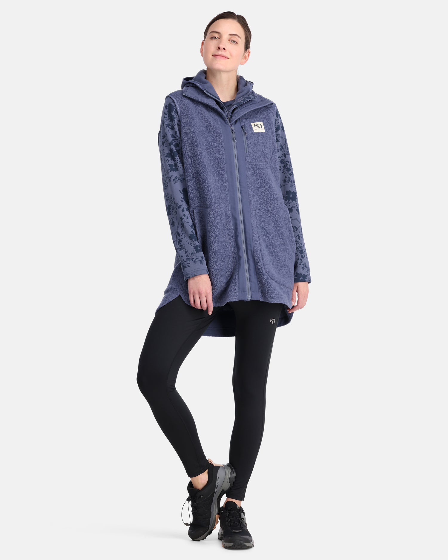 Kari Traa Sanne Pile Vest Long -