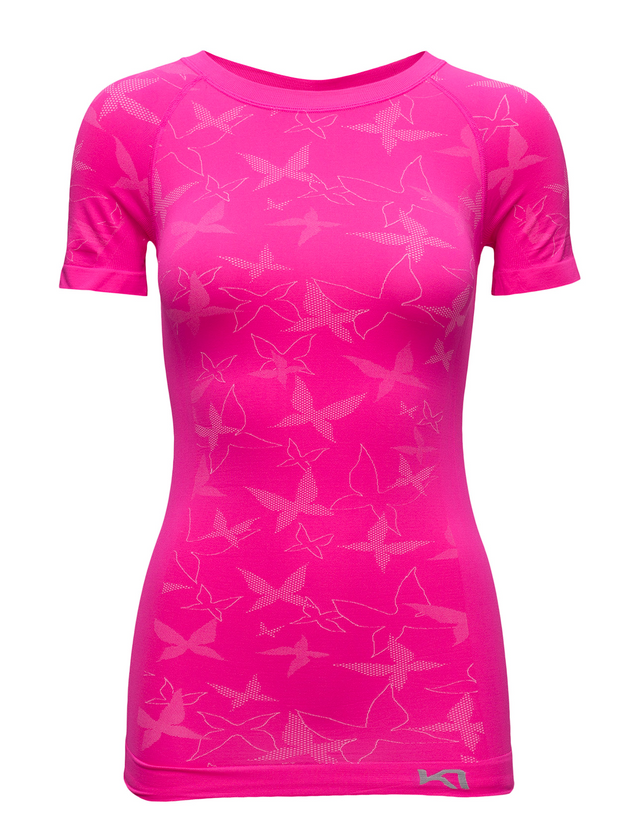 Kari Traa Butterfly Tee II - Pink - Pink