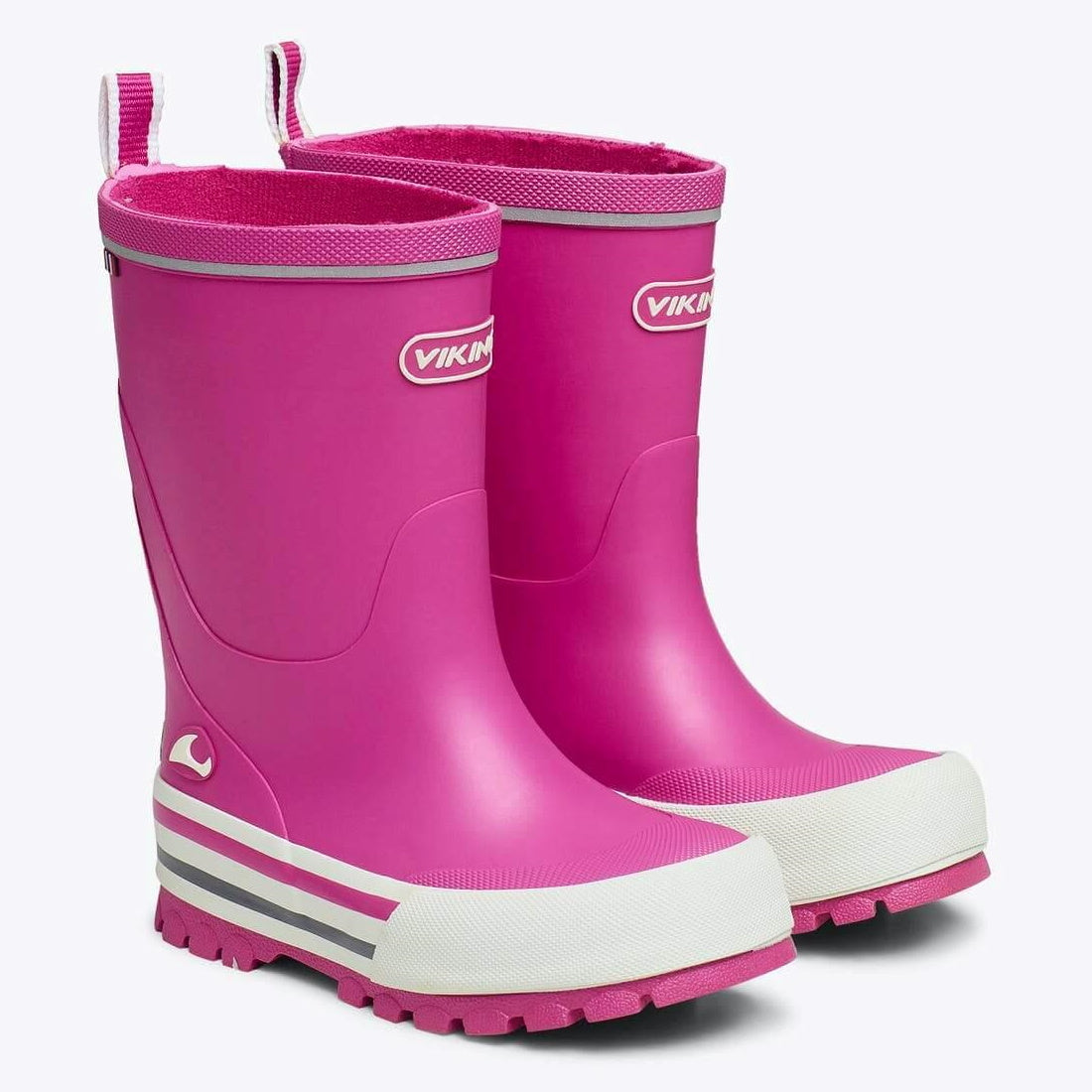 Viking Jolly JR Gummistøvle - Pink/Hvid -